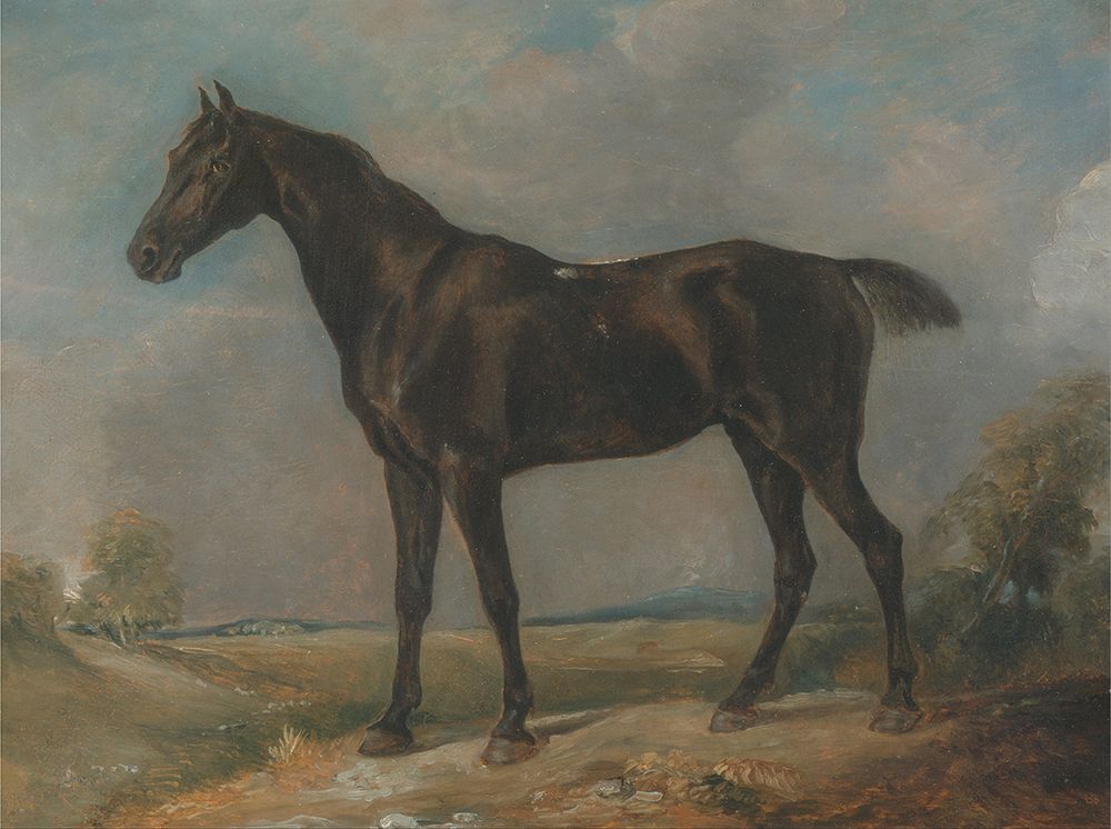 Golding Constables Black Riding-Horse art print by John Constable for $57.95 CAD