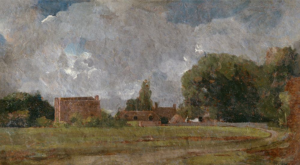 Golding Constables House, East Bergholt the Artists birthplace 1809 art print by John Constable for $57.95 CAD