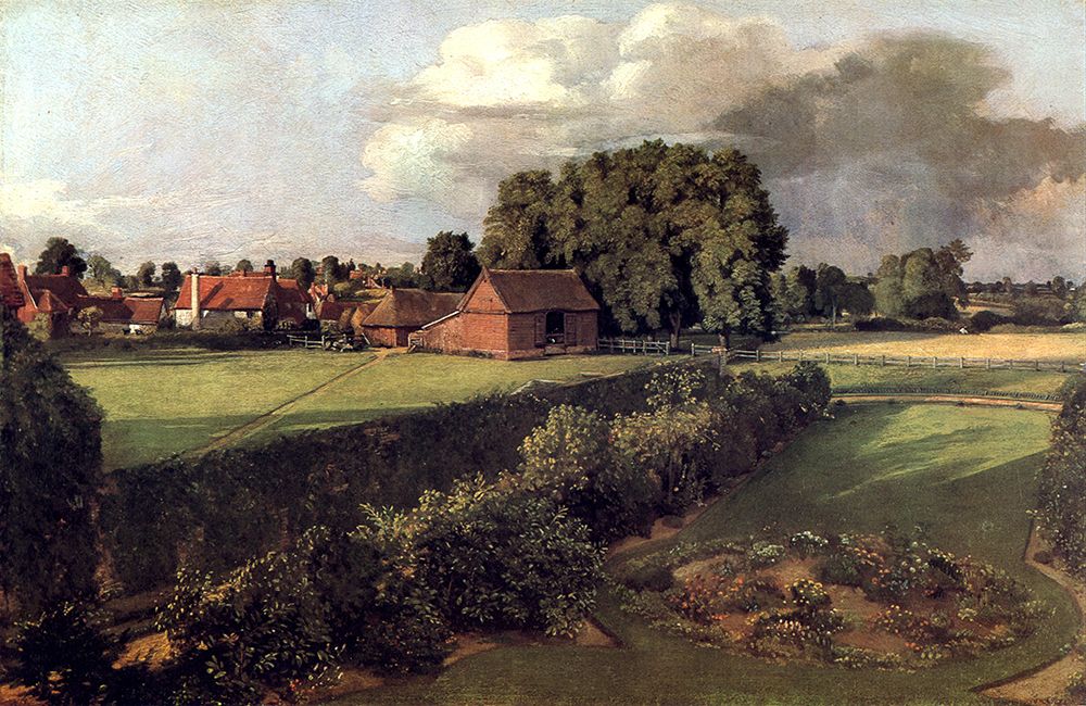 Golding Constables flower garden, East Bergholt 1815 art print by John Constable for $57.95 CAD