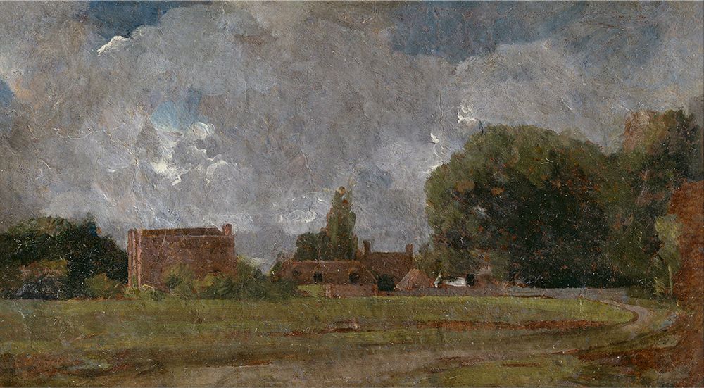 Golding Constables House, East Bergholt the Artists birthplace art print by John Constable for $57.95 CAD