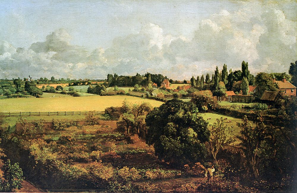 Golding Constables kitchen garden, East Bergholt 1815 art print by John Constable for $57.95 CAD