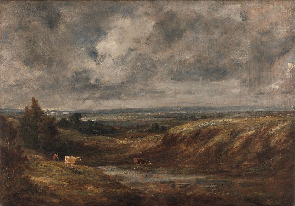 Hampstead Heath 1825 art print by John Constable for $57.95 CAD
