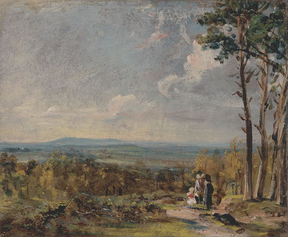 Hampstead Heath Looking Towards Harrow 1821 art print by John Constable for $57.95 CAD