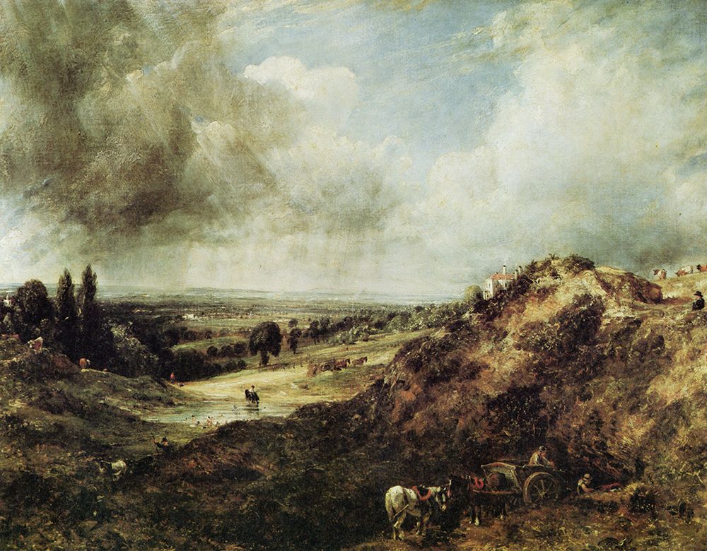 Hampstead, Branch Hill Pond 1828 art print by John Constable for $57.95 CAD