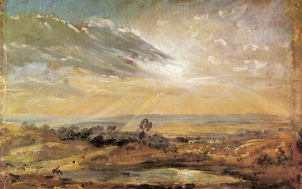 Hampstead, Branch Hill Pond ca1821 art print by John Constable for $57.95 CAD