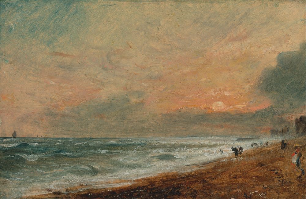 Hove Beach 1824 art print by John Constable for $57.95 CAD