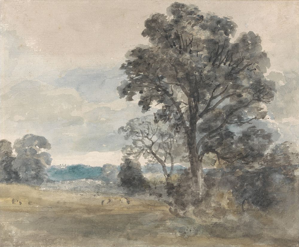 Landscape at East Bergholt art print by John Constable for $57.95 CAD