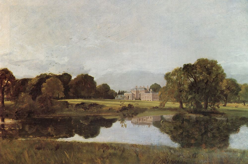 Malvern Hall, Warwickshire 1809 art print by John Constable for $57.95 CAD