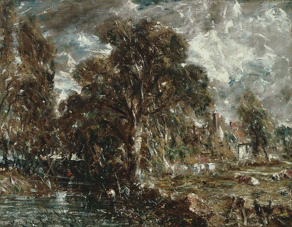 On the River Stour art print by John Constable for $57.95 CAD