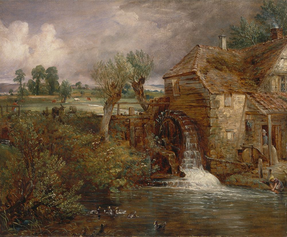 Parham Mill, Gillingham ca 1826 art print by John Constable for $57.95 CAD