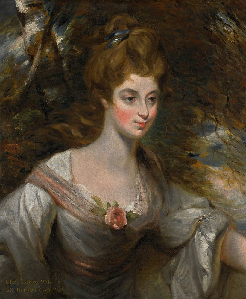 Portrait Of Elizabeth, Lady Croft art print by John Constable for $57.95 CAD