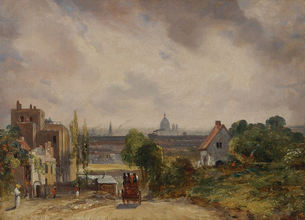 Sir Richard Steeles Cottage, Hampstead 1831 art print by John Constable for $57.95 CAD
