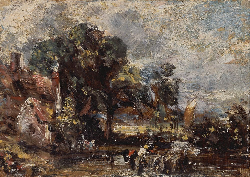 Sketch for The Haywain ca 1820 art print by John Constable for $57.95 CAD