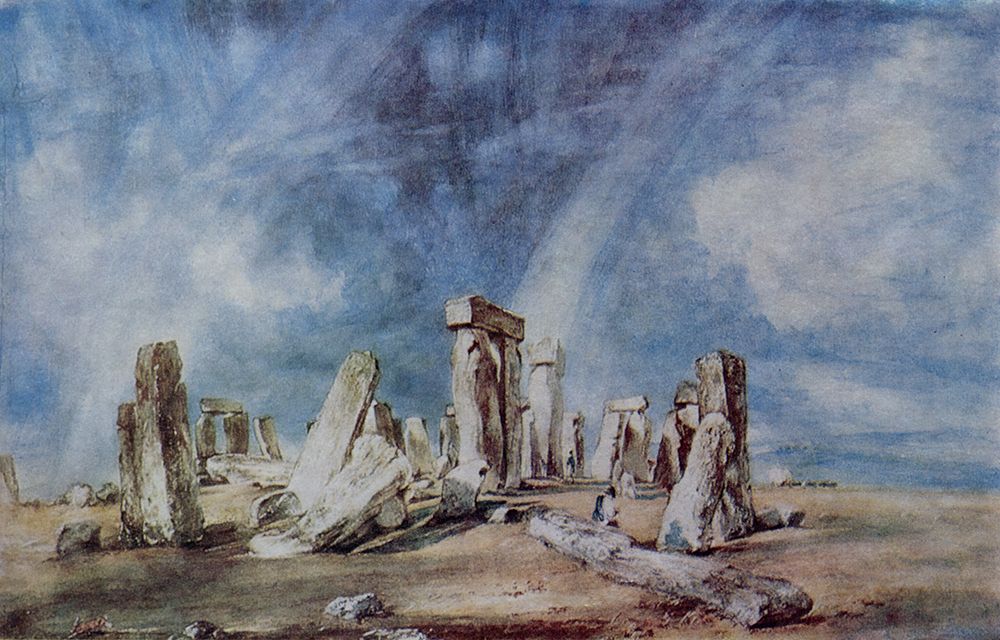 Stonehenge 1835 art print by John Constable for $57.95 CAD