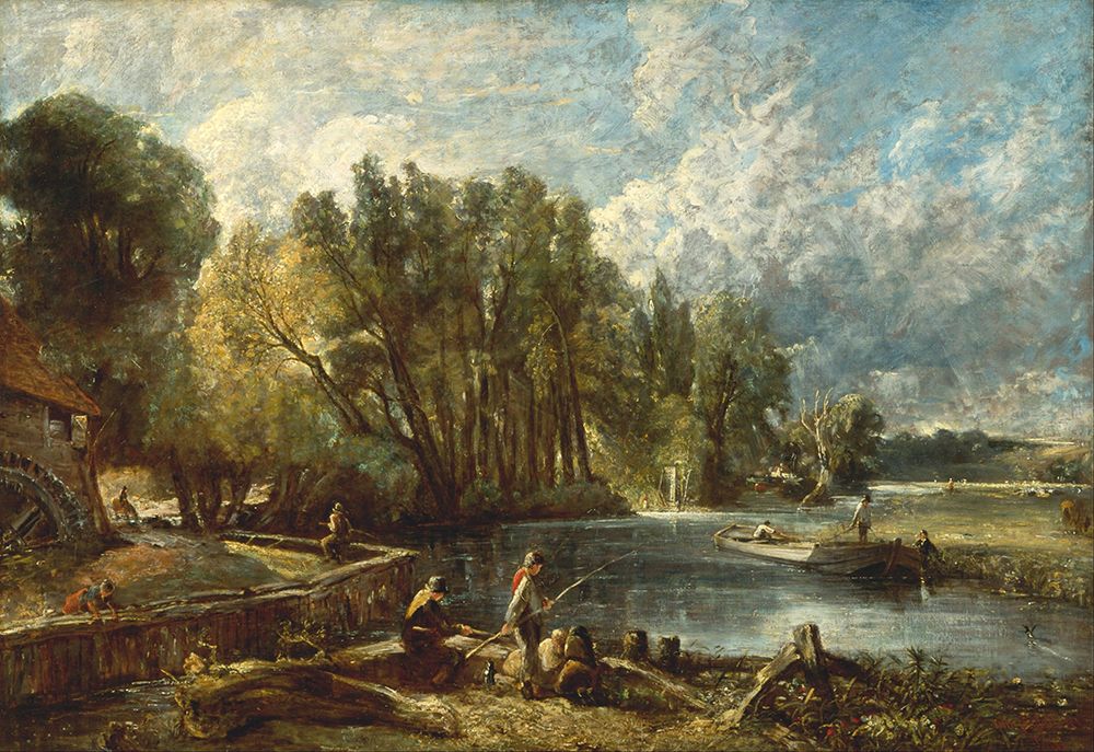 Stratford Mill 1819 art print by John Constable for $57.95 CAD