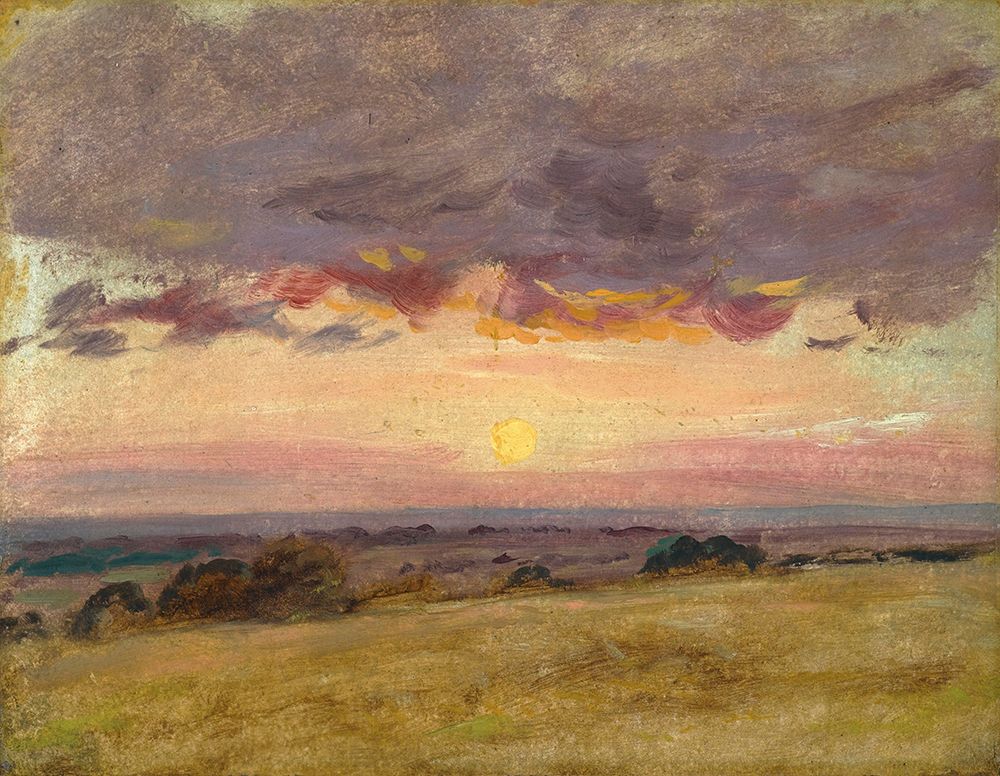 Summer Evening With Storm Clouds art print by John Constable for $57.95 CAD