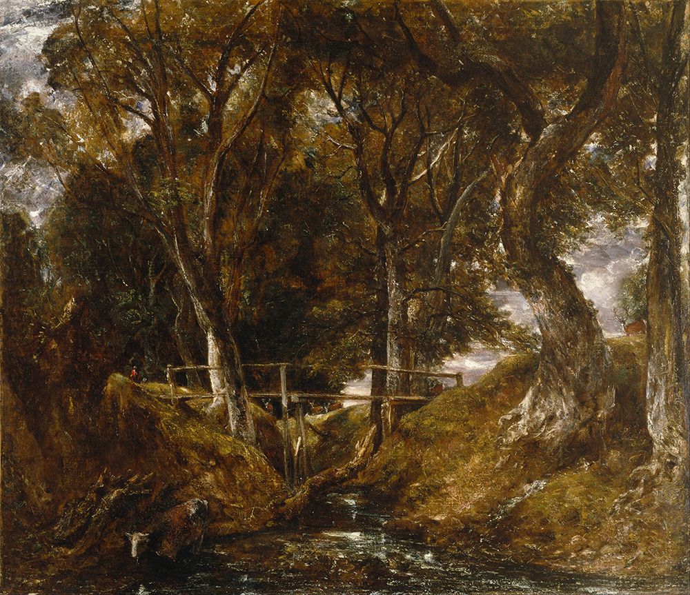 The Dell at Helmingham Park art print by John Constable for $57.95 CAD