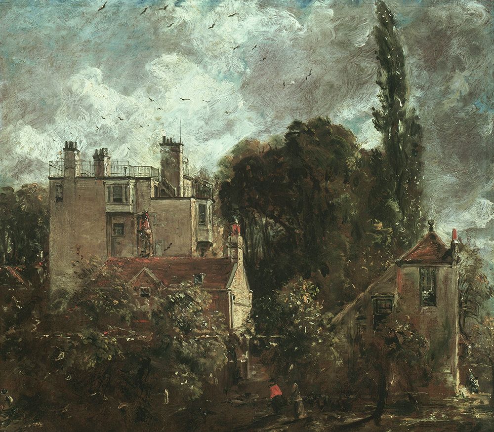 The Grove, or the Admirals House in Hampstead 1821 art print by John Constable for $57.95 CAD