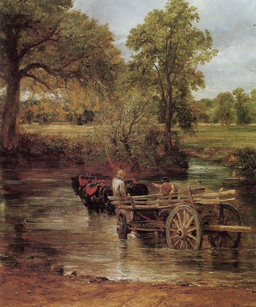The Haywain detail 1821 art print by John Constable for $57.95 CAD
