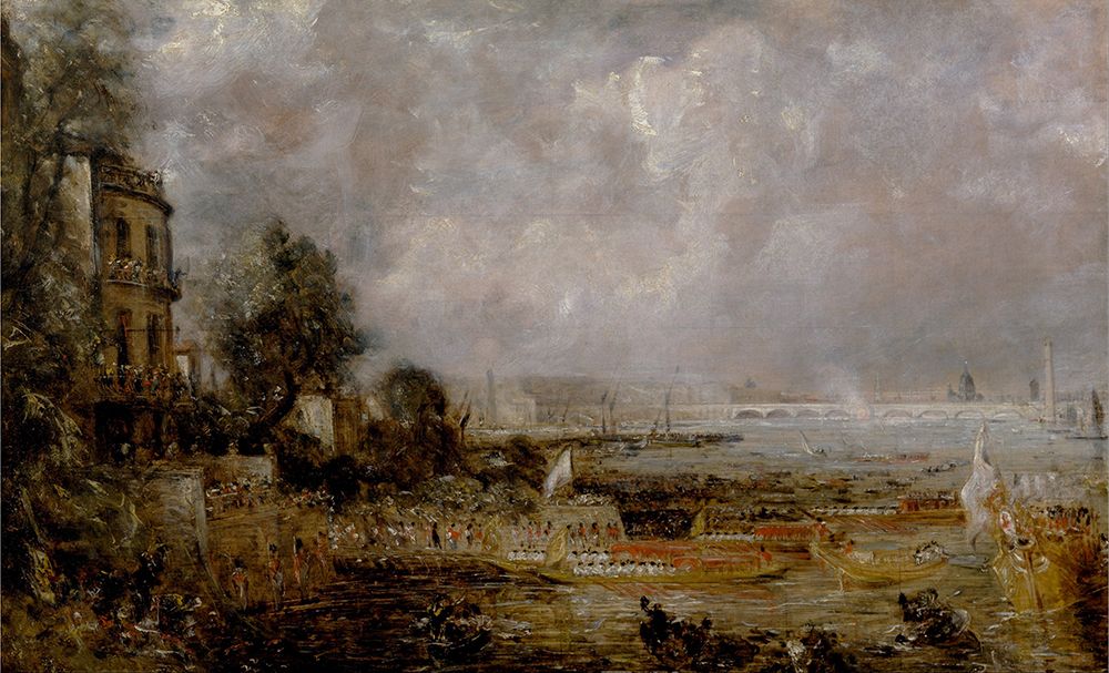 The Opening of Waterloo Bridge art print by John Constable for $57.95 CAD