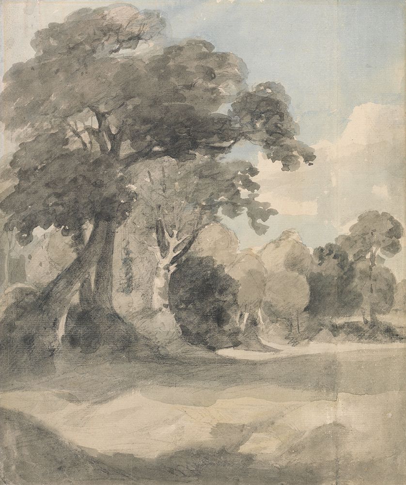 Trees in a Meadow ca 1805 art print by John Constable for $57.95 CAD