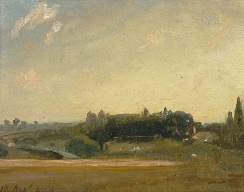 View Towards the Rectory, East Bergholt 1813 art print by John Constable for $57.95 CAD