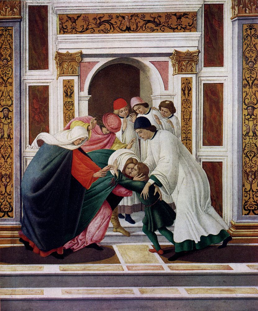The Miracle of St. Zenobius detail 1 ca 1500 art print by Sandro Botticelli for $57.95 CAD