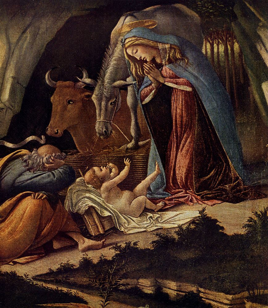 The Nativity detail art print by Sandro Botticelli for $57.95 CAD