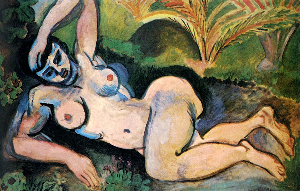Blue Nude Souvenir of Biskra 1906 art print by Henri Matisse for $57.95 CAD