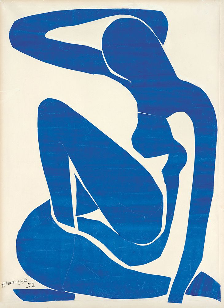 Blue Nude I 1951 art print by Henri Matisse for $57.95 CAD