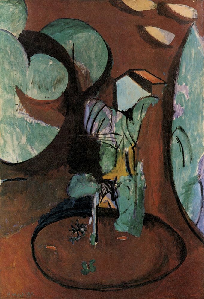 Garden at Issy 1917 art print by Henri Matisse for $57.95 CAD