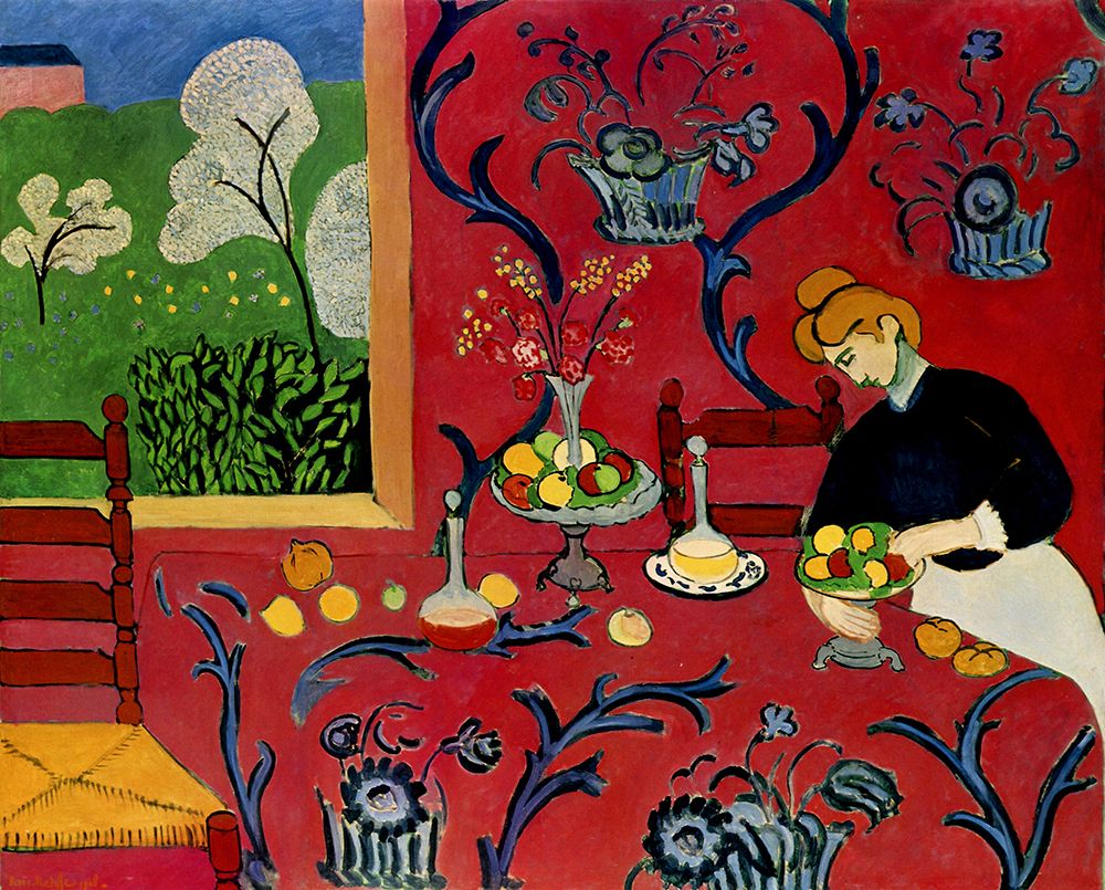 Harmony in Red 1908 art print by Henri Matisse for $57.95 CAD
