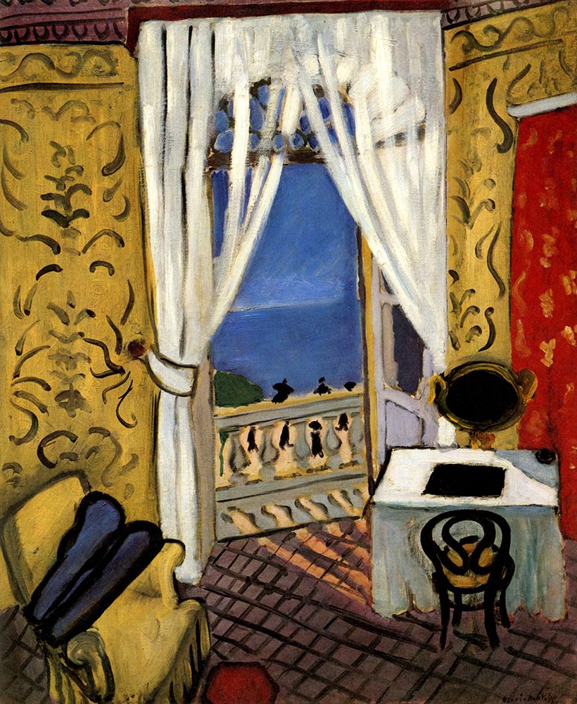 Interior with a Violin Case 1918 art print by Henri Matisse for $57.95 CAD