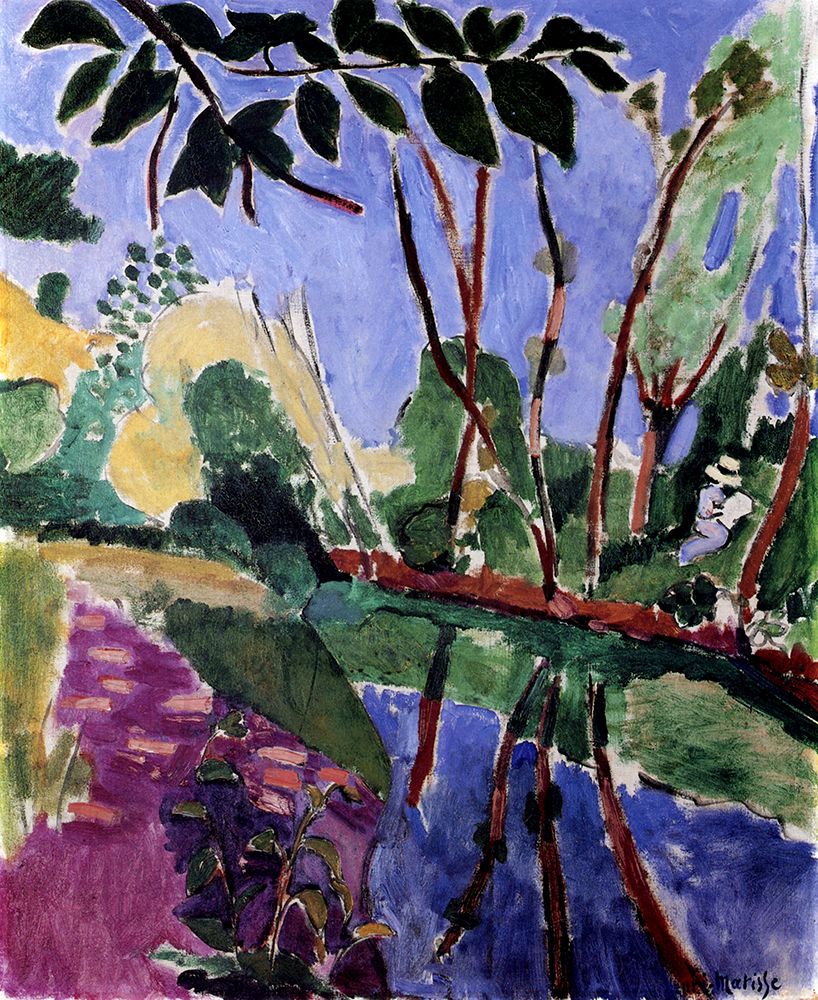 La Berge 1907 art print by Henri Matisse for $57.95 CAD