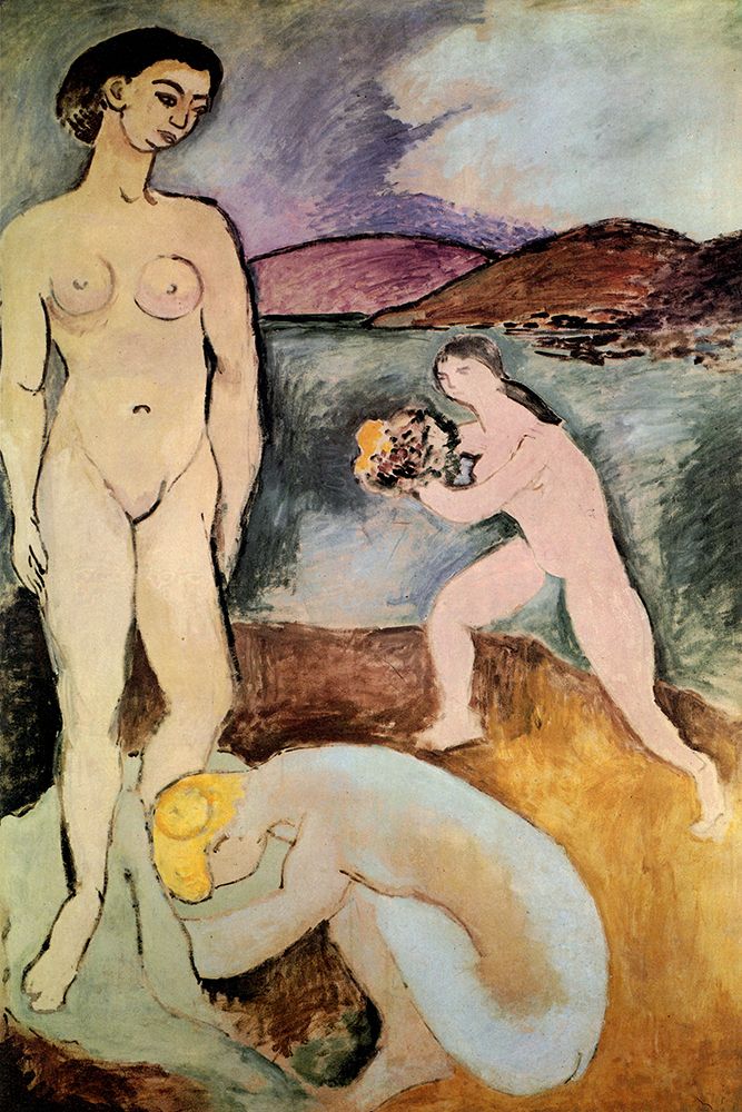 Luxe I 1907 art print by Henri Matisse for $57.95 CAD