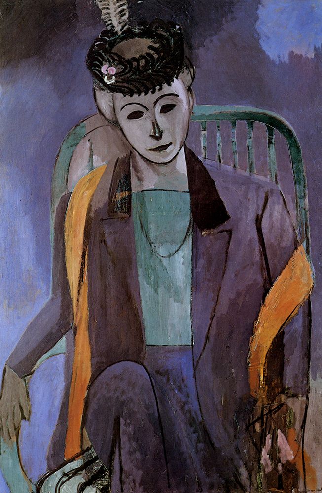 Madame Matisse 1 1913 art print by Henri Matisse for $57.95 CAD
