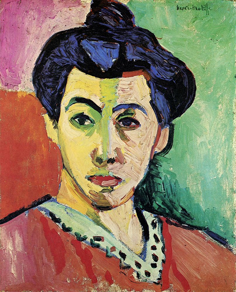 Mme Matisse, The Green Line 1905 art print by Henri Matisse for $57.95 CAD