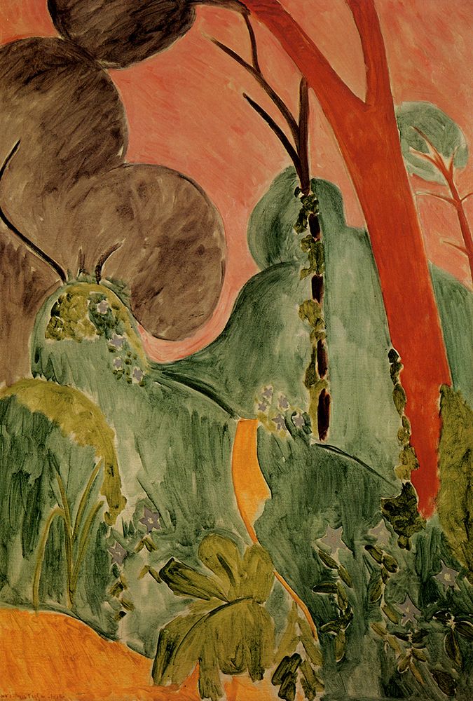 Moroccan Garden Pervenches 1912 art print by Henri Matisse for $57.95 CAD