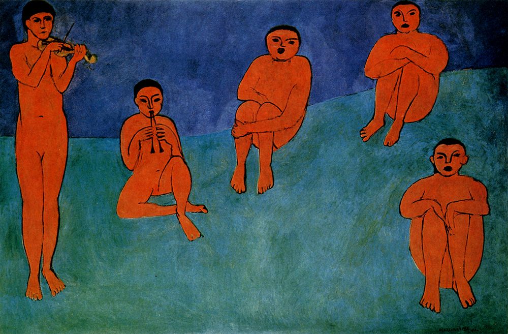 Music 1910 art print by Henri Matisse for $57.95 CAD