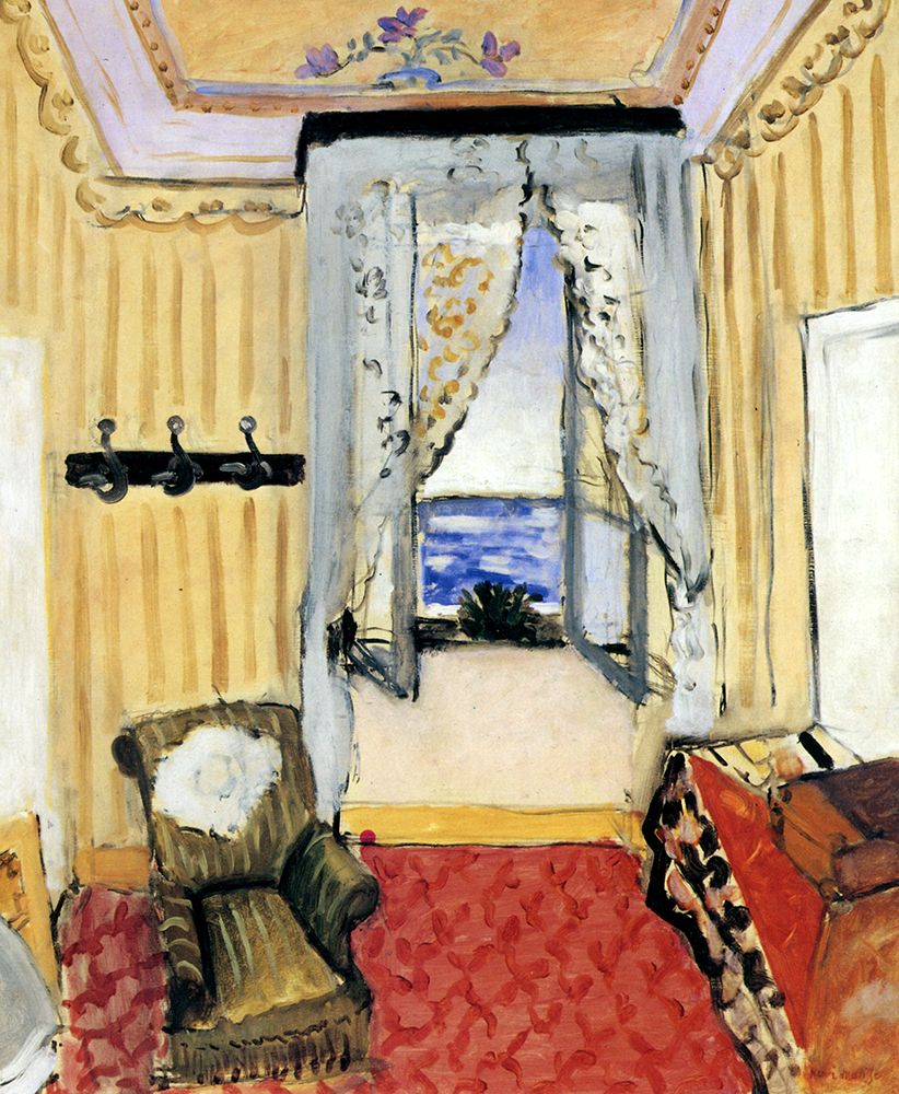 My Room at the Beau-Rivage 1918 art print by Henri Matisse for $57.95 CAD