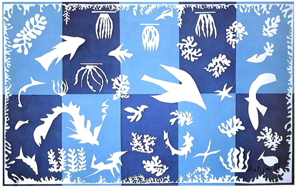 Polynesia, The Sea 1946 art print by Henri Matisse for $57.95 CAD