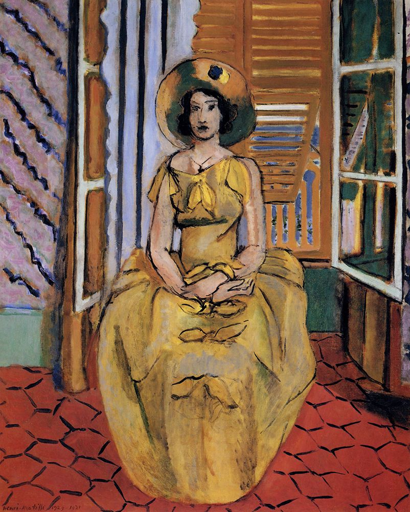 The Yellow Dress 1929 art print by Henri Matisse for $57.95 CAD
