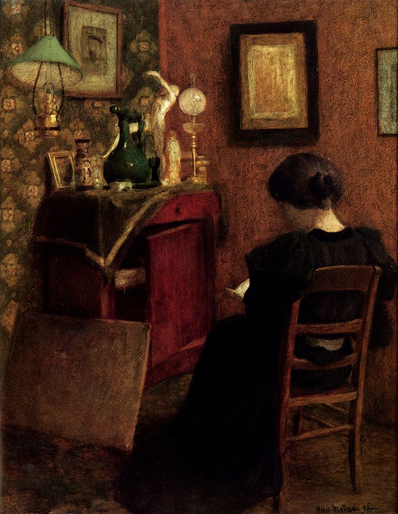 Woman Reading La Liseuse c.1894 art print by Henri Matisse for $57.95 CAD