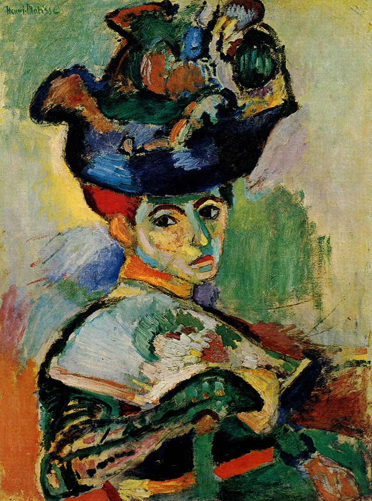 Woman with the Hat 1905 art print by Henri Matisse for $57.95 CAD