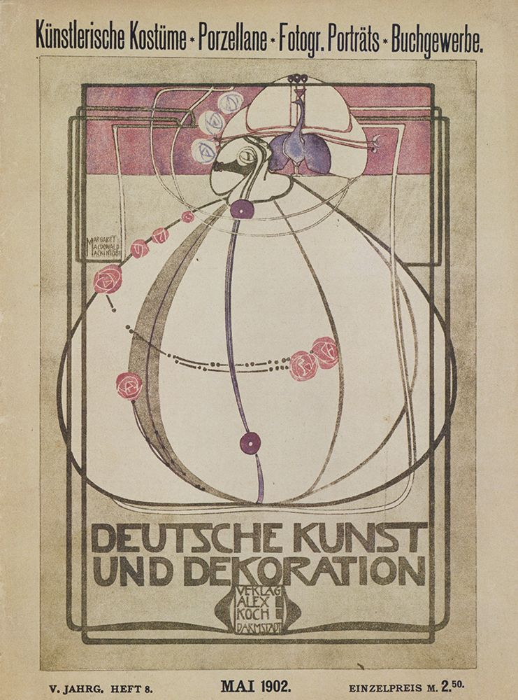 Deutsche Kunst und Dekoration Cover May 1902 art print by Margaret Macdonald Mackintosh for $57.95 CAD