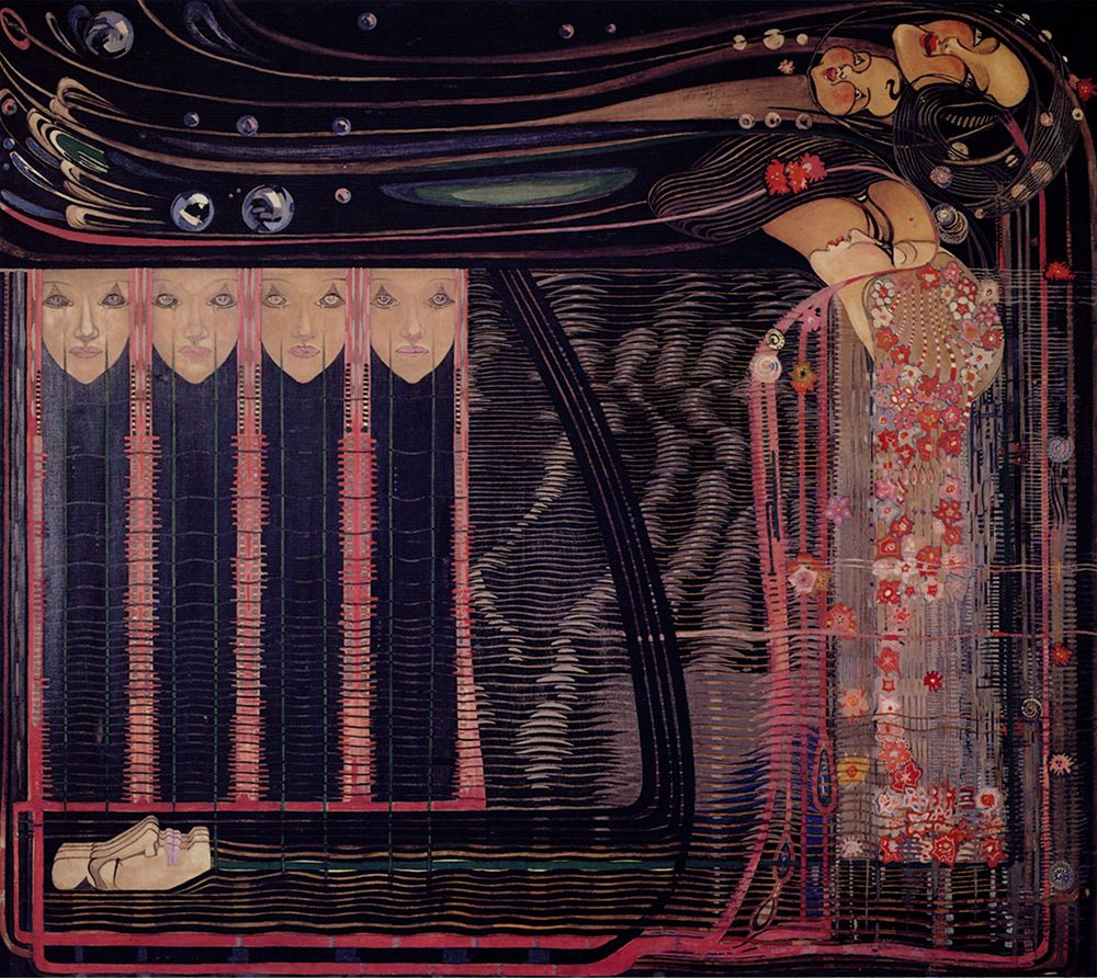 The Opera of the Sea ca 1902 art print by Margaret Macdonald Mackintosh for $57.95 CAD