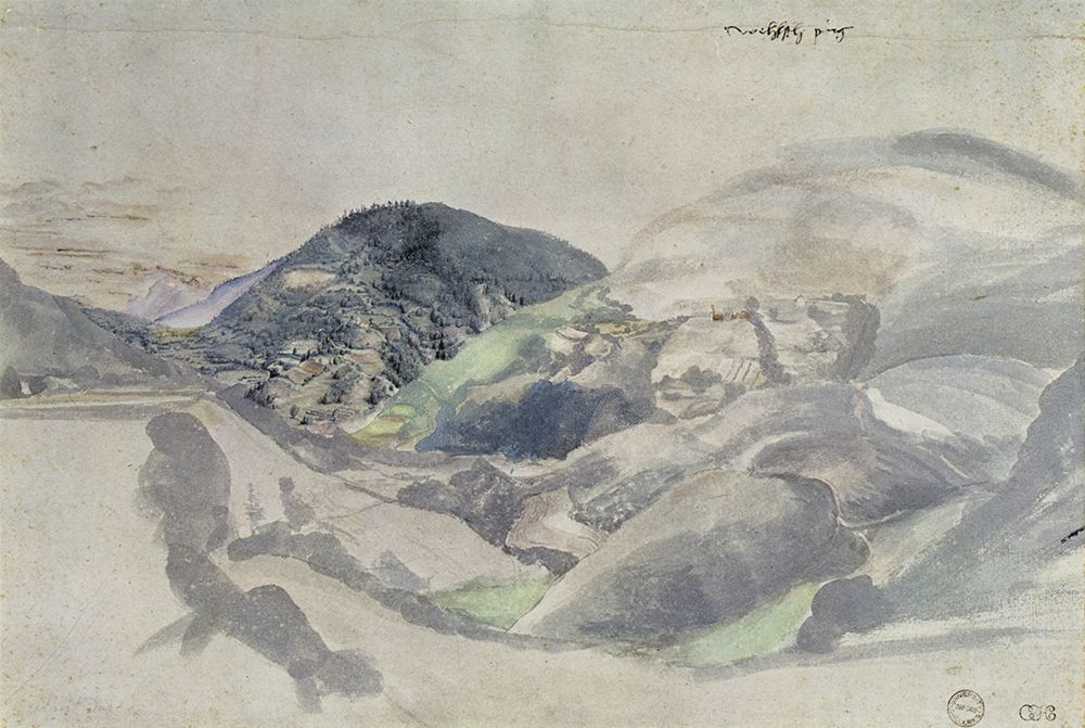 Durer, Albrecht art print by Landscape in South Tyrol 1495 for $57.95 CAD