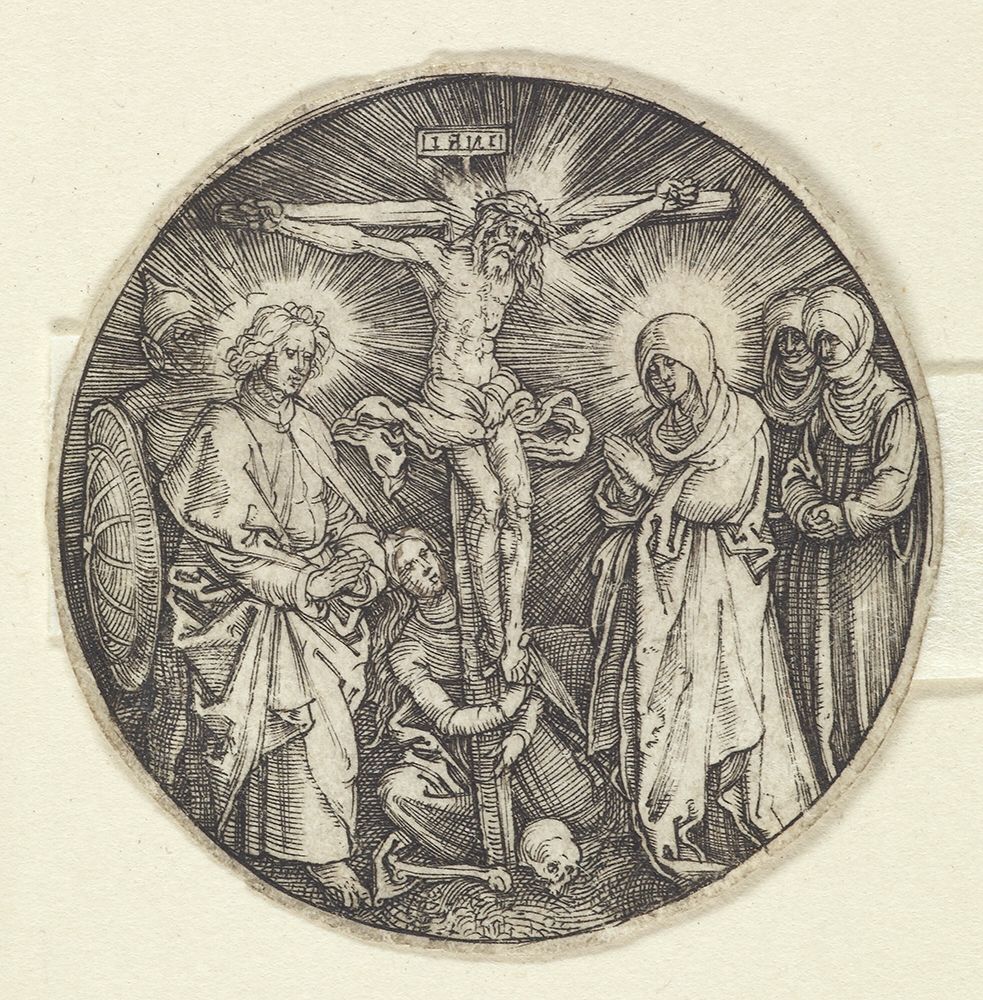 Durer, Albrecht art print by The Small Crucifixion. The Pommel of Emperor Maximilian for $57.95 CAD
