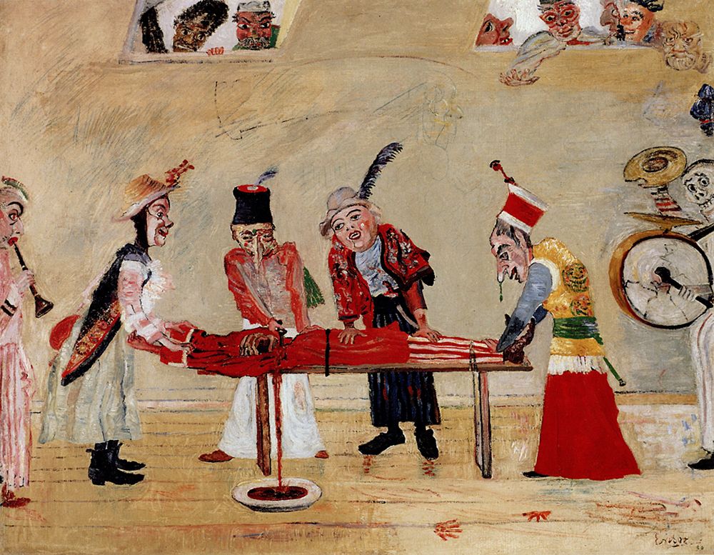 Ensor, James art print by The Assassination 1890 for $57.95 CAD