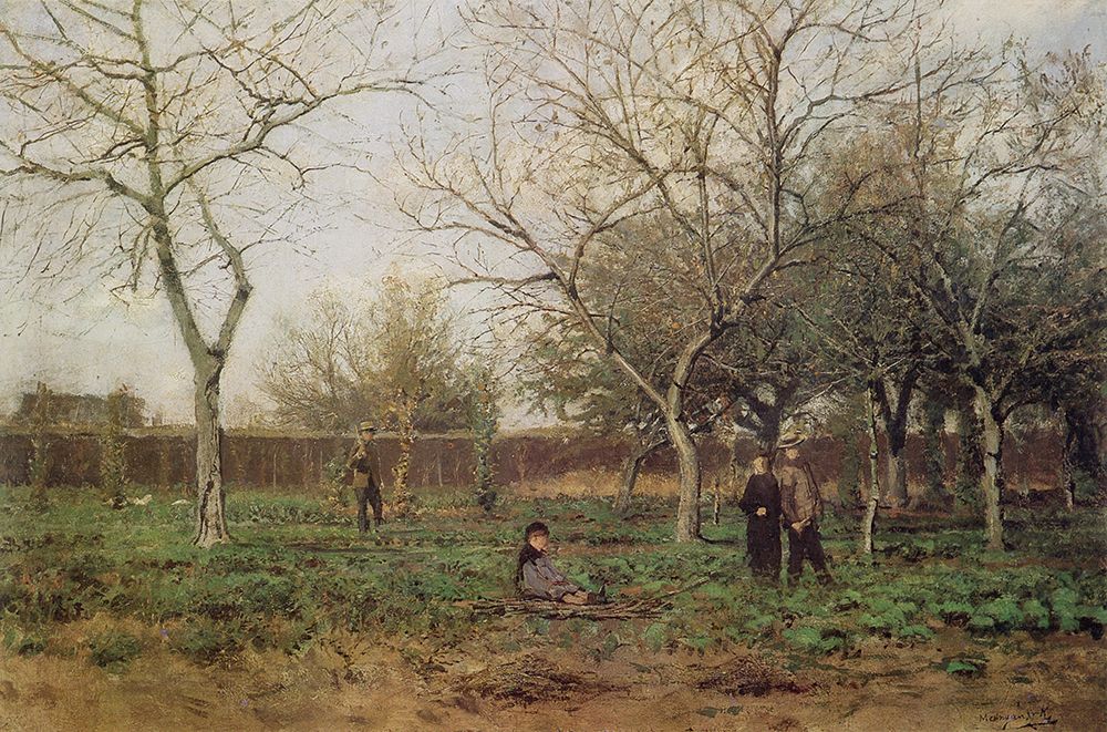 In the Garden art print by Laszlo Mednyanszky for $57.95 CAD